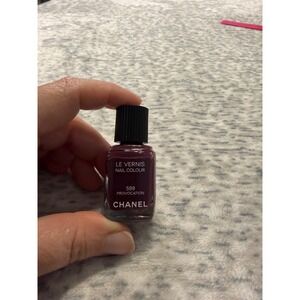 Chanel Le Vernis Nail Colour 599 Provocation Deep Plum Burgundy Shade